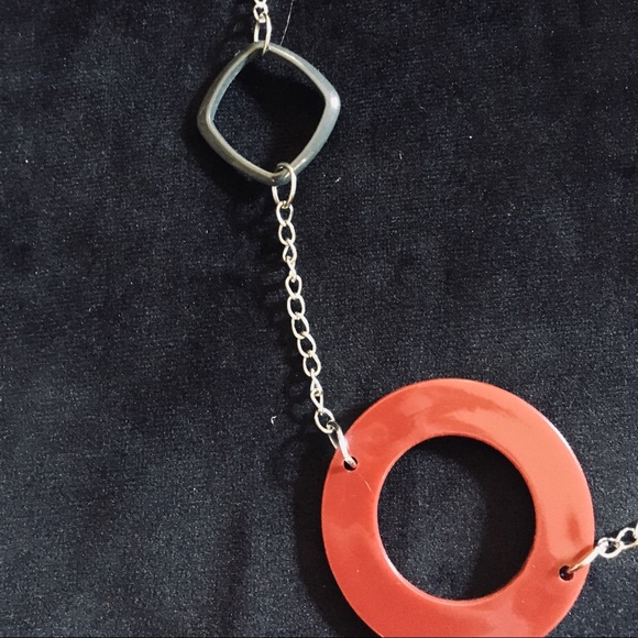 🍄 3 for 25$🍄 Burgundy and Grey necklace! - Picture 2 of 4